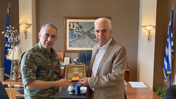 Υποδοχή Διοικητή 1ης Στρατιάς/EU-OHQ «ΑΧΙΛΛΕΑΣ στο Δήμο Σουφλίου